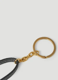 Men Thom Browne Keyrings^4 Bar Label Key Ring