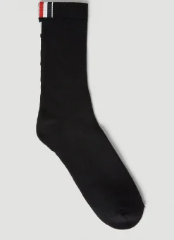 Men Thom Browne Socks^4 Bar Socks
