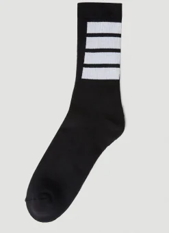 Men Thom Browne Socks^4 Bar Socks