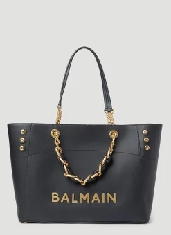 1945 Soft Leather Tote Bag></noscript>Balmain New