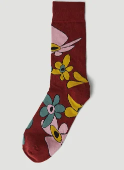 Men P.A.M. Socks^A Gesture Meadow Dress Socks