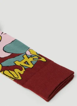 Men P.A.M. Socks^A Gesture Meadow Dress Socks