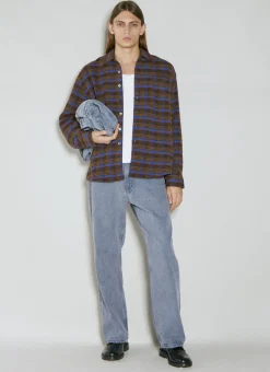 Men Our Legacy Shirts^Above Check Boucle Shirt