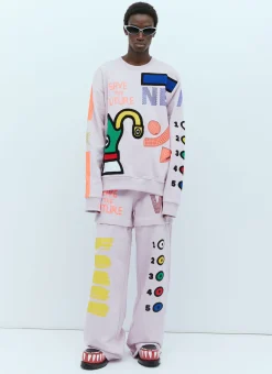 Men Walter Van Beirendonck Track Pants^Adjustable Length Track Pants