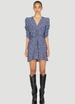 Aliniza Printed Dress>Isabel Marant Hot