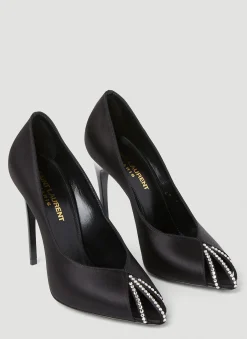 Alix Embellished High Heel Shoes>Saint Laurent Discount