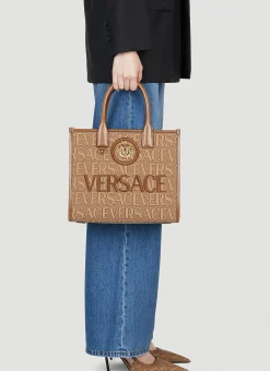 Allover Small Tote Bag>Versace Outlet