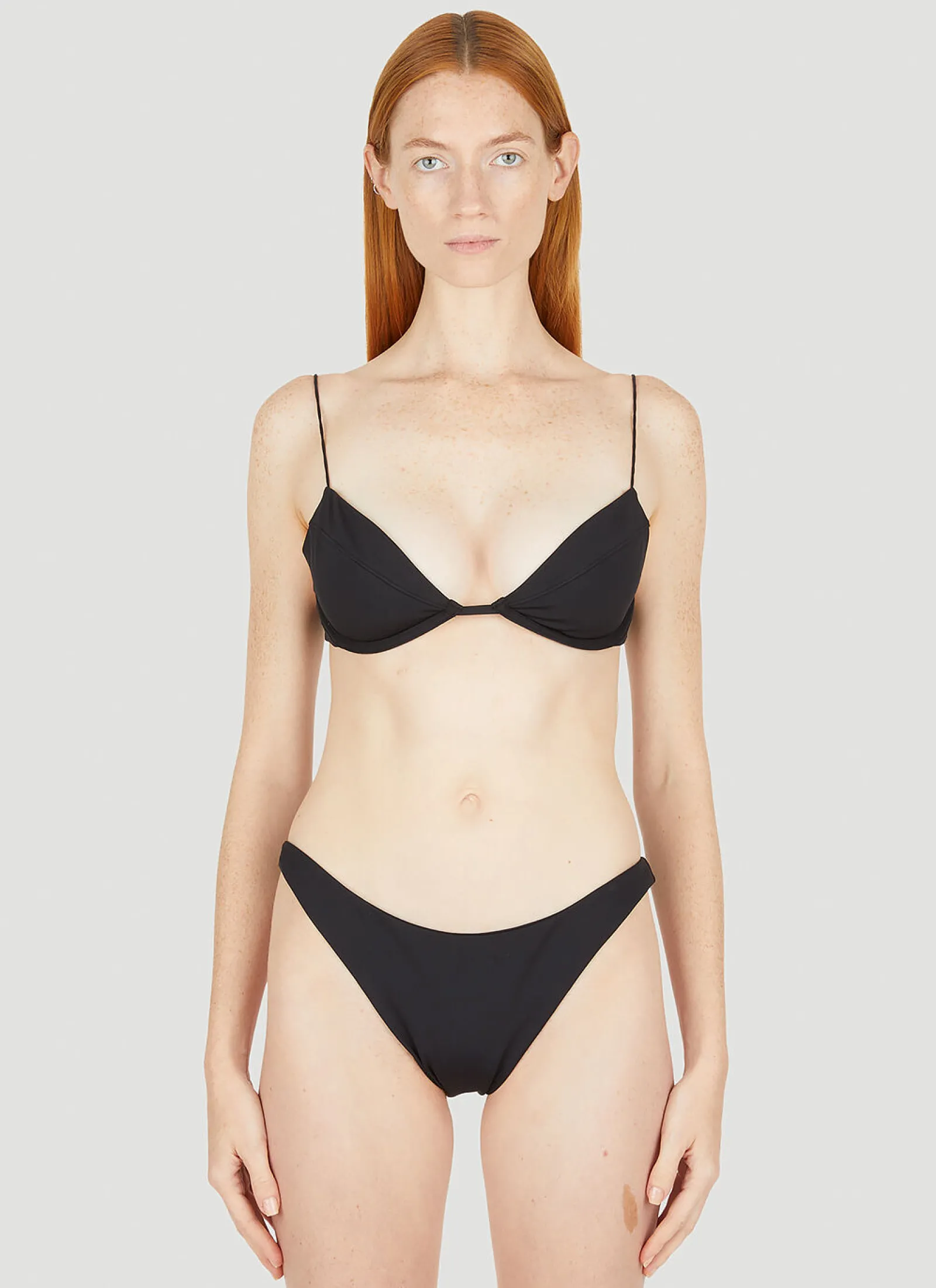 Almond Fine Strap Bikini Top>Ziah Clearance