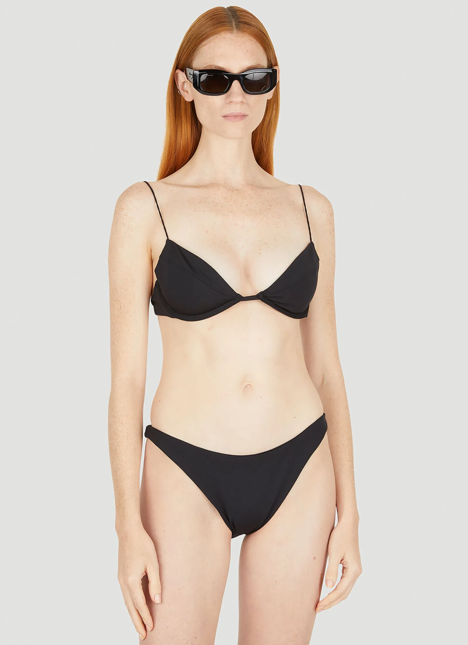 Almond Fine Strap Bikini Top>Ziah Clearance