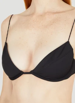 Almond Fine Strap Bikini Top><noscript><img width=