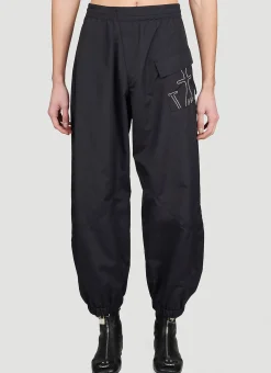Men JW Anderson Track Pants^Anchor Logo Embroidered Twisted Track Pants