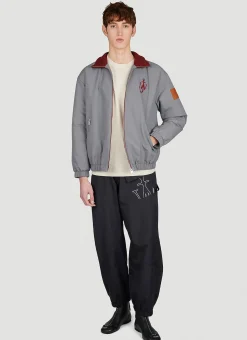 Men JW Anderson Track Pants^Anchor Logo Embroidered Twisted Track Pants