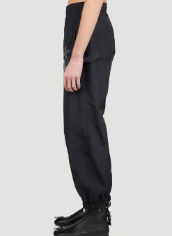 Men JW Anderson Track Pants^Anchor Logo Embroidered Twisted Track Pants
