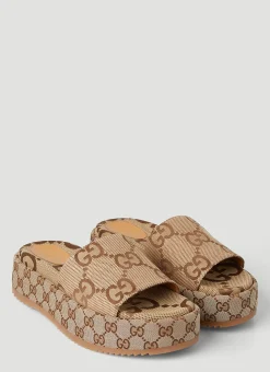 Angelina Gg Platform Slides>Gucci Clearance