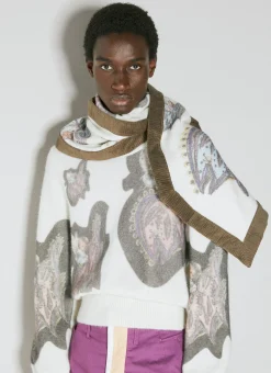 Men Kiko Kostadinov Scarves^Angelos Knit Scarf