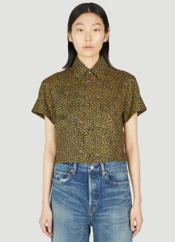 Animal Print Shirt>Saint Laurent Sale