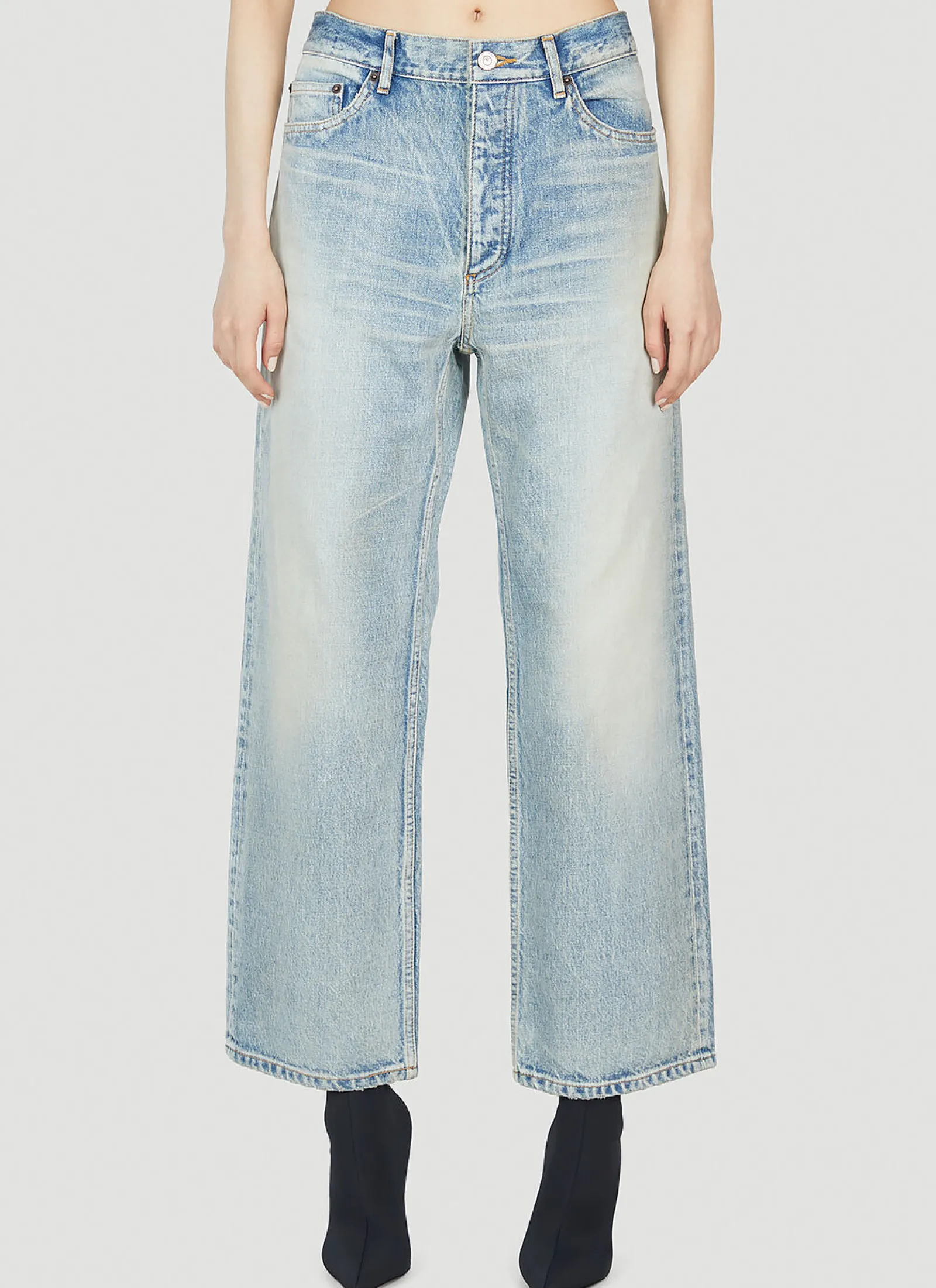 Ankle Cut Jeans>Balenciaga Discount