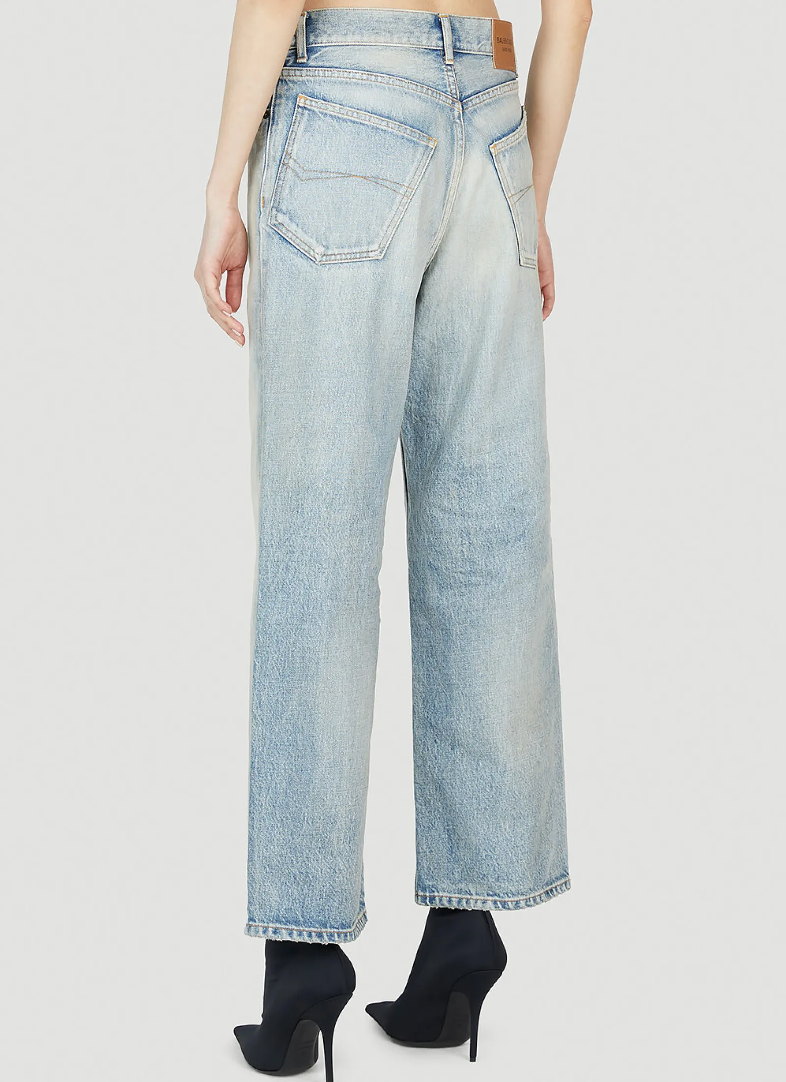 Ankle Cut Jeans>Balenciaga Discount