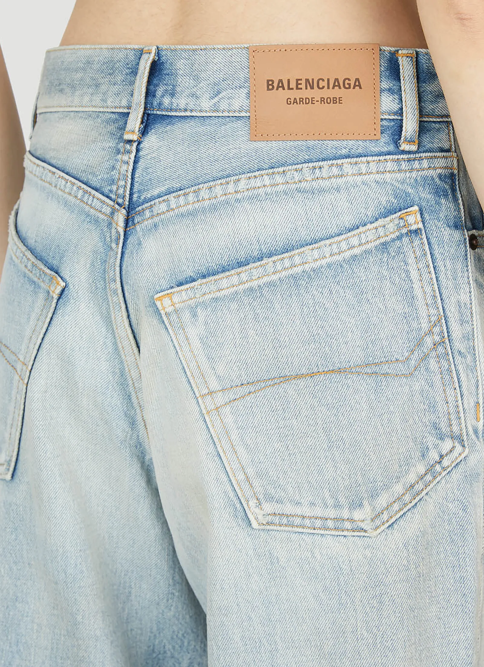 Ankle Cut Jeans>Balenciaga Discount