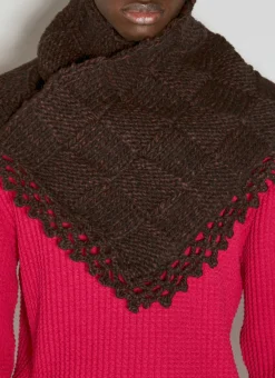 Men Kiko Kostadinov Scarves^Apasia Crochet Scarf