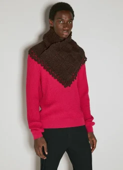 Men Kiko Kostadinov Scarves^Apasia Crochet Scarf