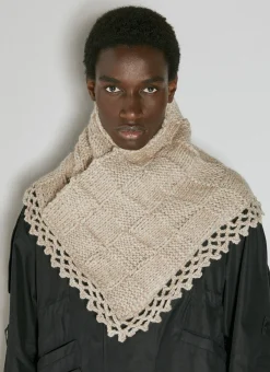Men Kiko Kostadinov Scarves^Apasia Crochet Scarf