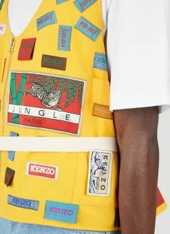Men Kenzo Tops^Archive Labels Gilet Jacket