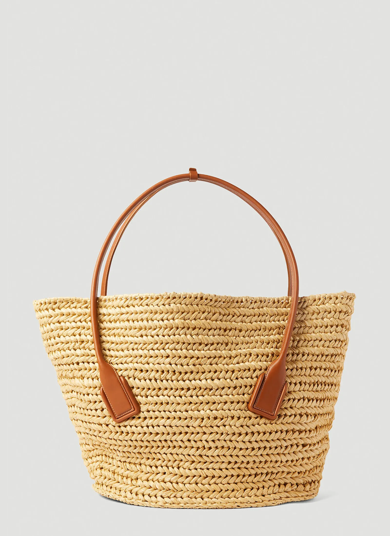 Arco Raffia Medium Tote Bag>Bottega Veneta Hot