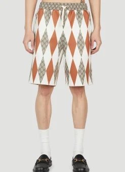Men Gucci Shorts^Argyle Shorts