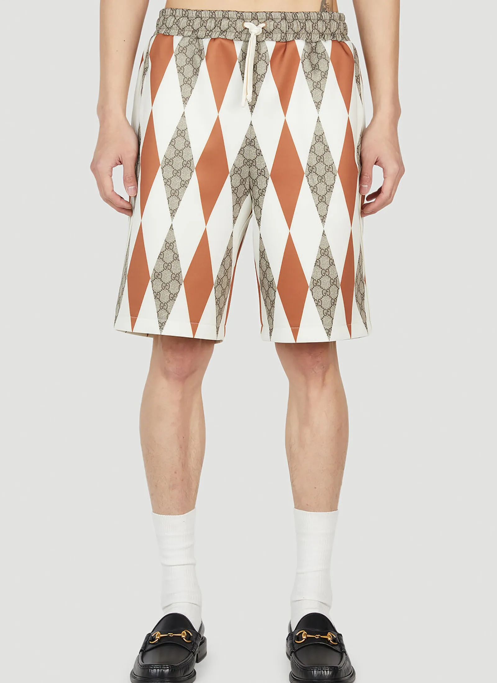 Men Gucci Shorts^Argyle Shorts