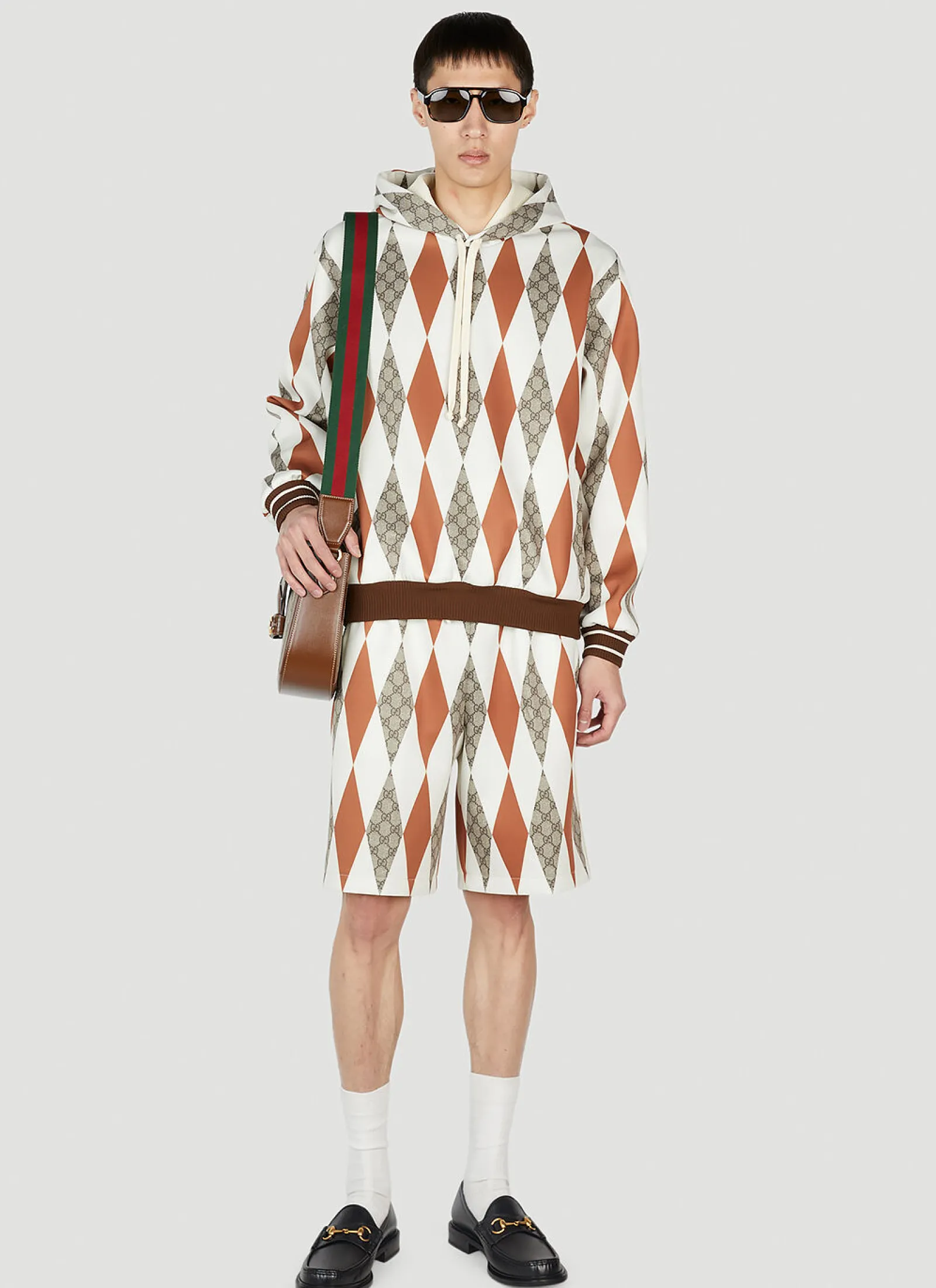 Men Gucci Shorts^Argyle Shorts