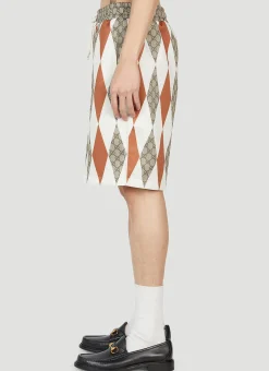 Men Gucci Shorts^Argyle Shorts