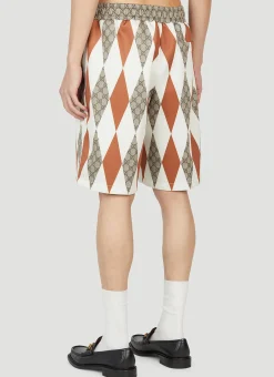 Men Gucci Shorts^Argyle Shorts