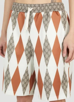 Men Gucci Shorts^Argyle Shorts