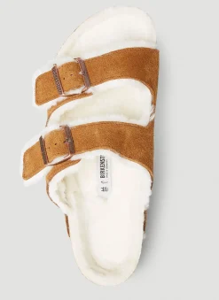 Arizona Shearling Sandals><noscript><img width=