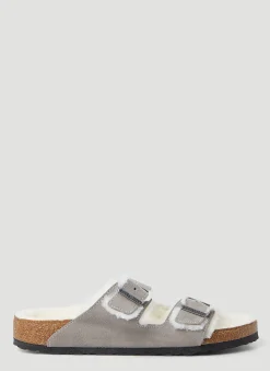 Arizona Shearling Two Strap Sandals>Birkenstock Hot