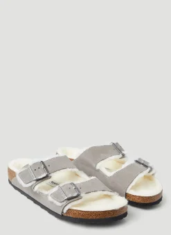Arizona Shearling Two Strap Sandals>Birkenstock Hot