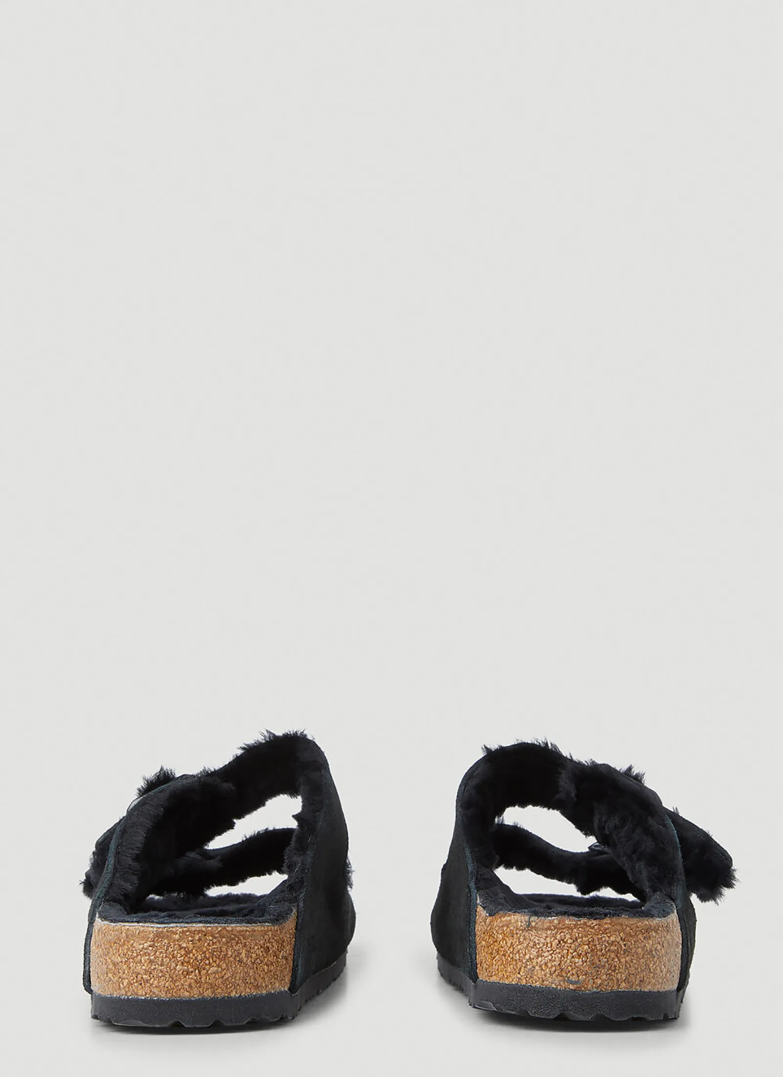 Arizona Shearling Two Strap Sandals>Birkenstock New