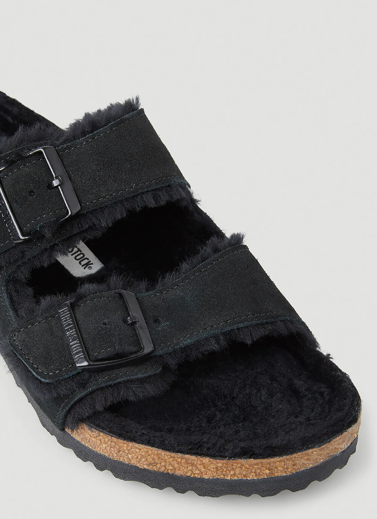 Arizona Shearling Two Strap Sandals>Birkenstock New