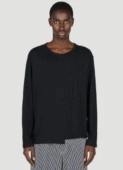 Men Yohji Yamamoto Tops^Asymmetric Long Sleeve Top
