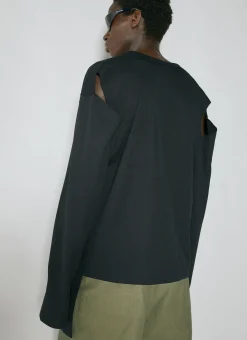 Men Comme des Garçons Homme Plus T-Shirts^Asymmetric Long Sleeve T-Shirt