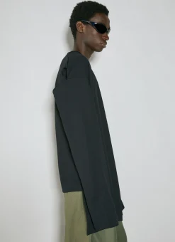 Men Comme des Garçons Homme Plus T-Shirts^Asymmetric Long Sleeve T-Shirt