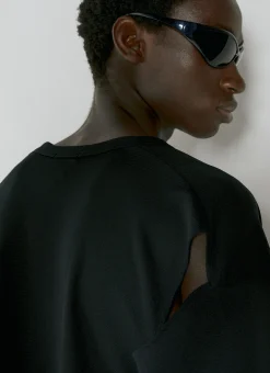 Men Comme des Garçons Homme Plus T-Shirts^Asymmetric Long Sleeve T-Shirt