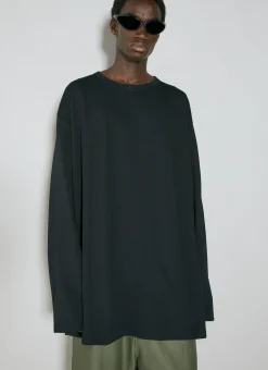 Men Comme des Garçons Homme Plus T-Shirts^Asymmetric Long Sleeve T-Shirt