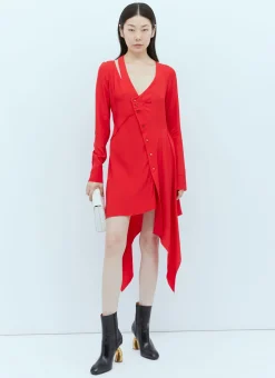 Asymmetric Seam Cut-Out Dress>Stella McCartney Discount