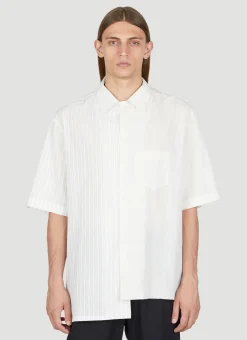 Men Lanvin Shirts^Asymmetric Stripe Shirt