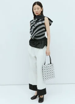 Asymmetric Striped Top></noscript>Issey Miyake Sale
