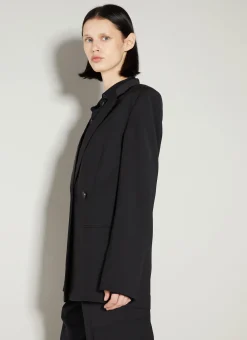 Asymmetrical Blazer><noscript><img width=