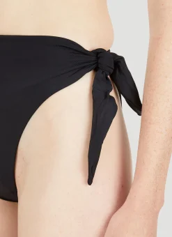 Asymmetrical Tie Bikini Bottoms><noscript><img width=