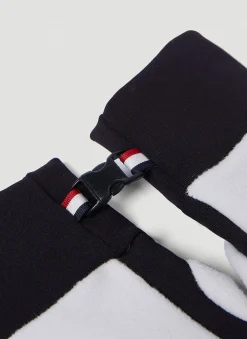 Men Moncler Grenoble Gloves^Attachable Logo Fleece Gloves